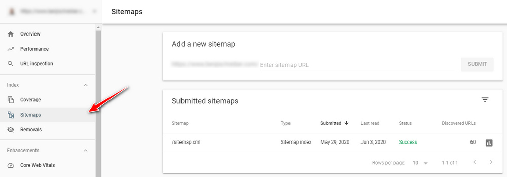 How to add Sitemap in Google Search Console